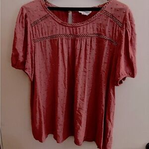 Flower & Feather Women's Pink Top